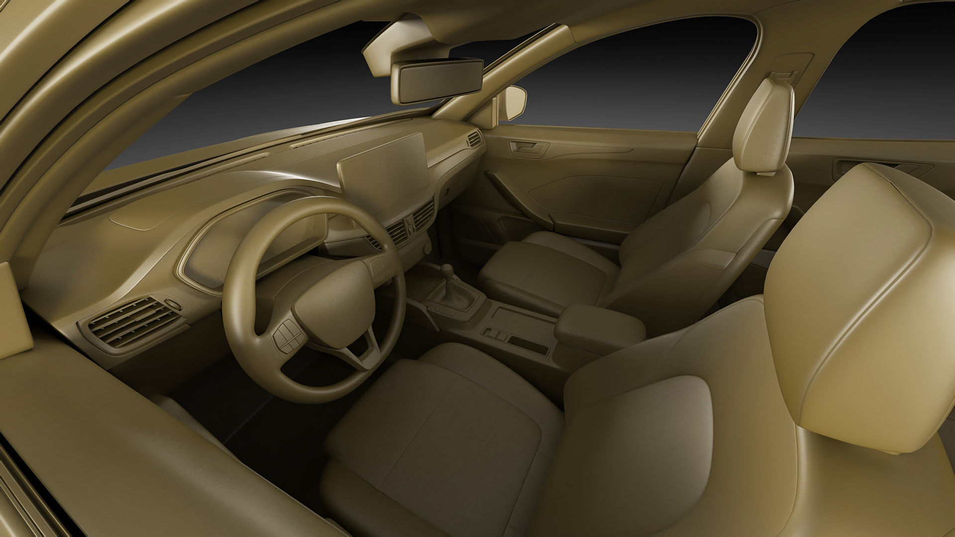 Focus Hatchback 2022 3D model_25