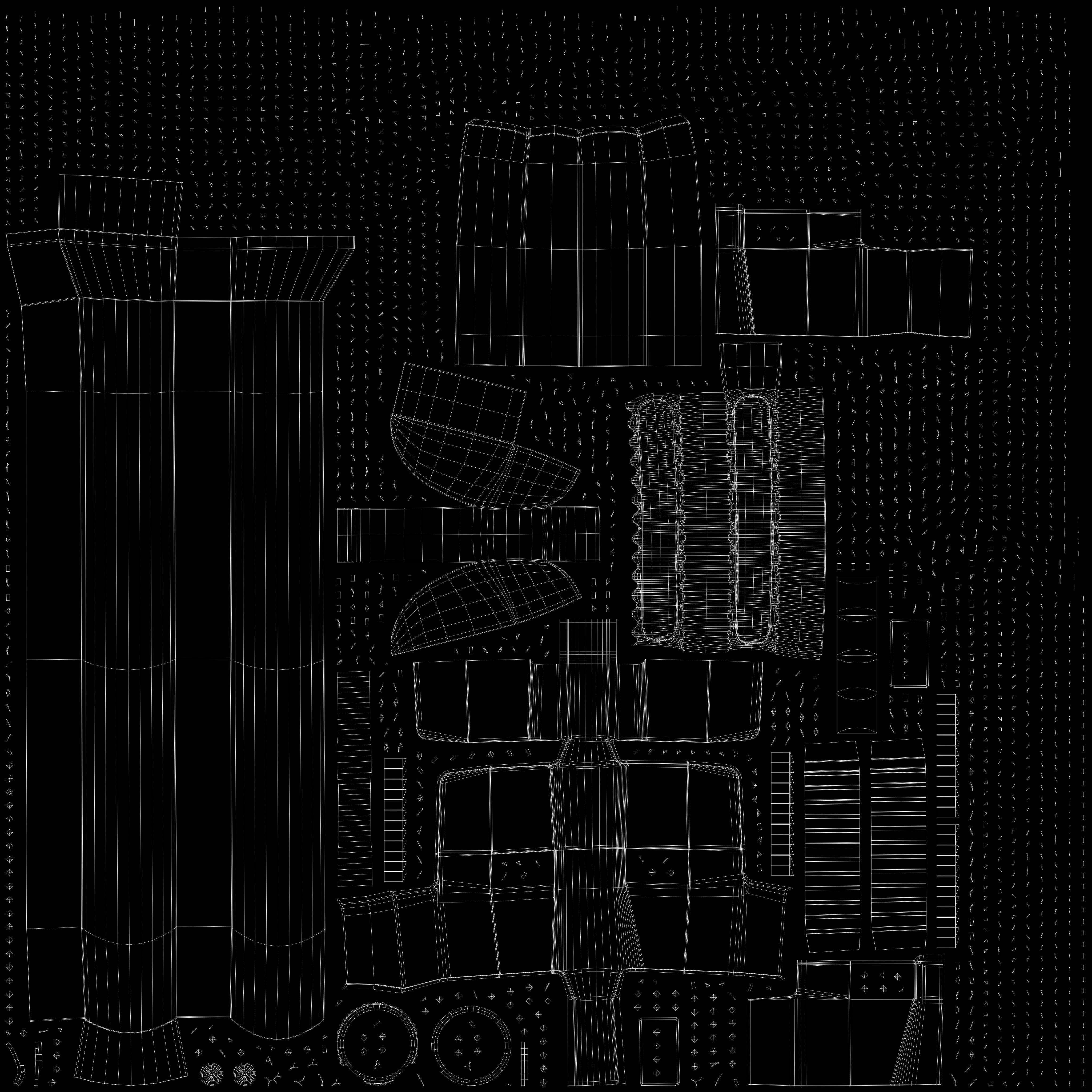 Pipe wrench Low-poly 3D model_5