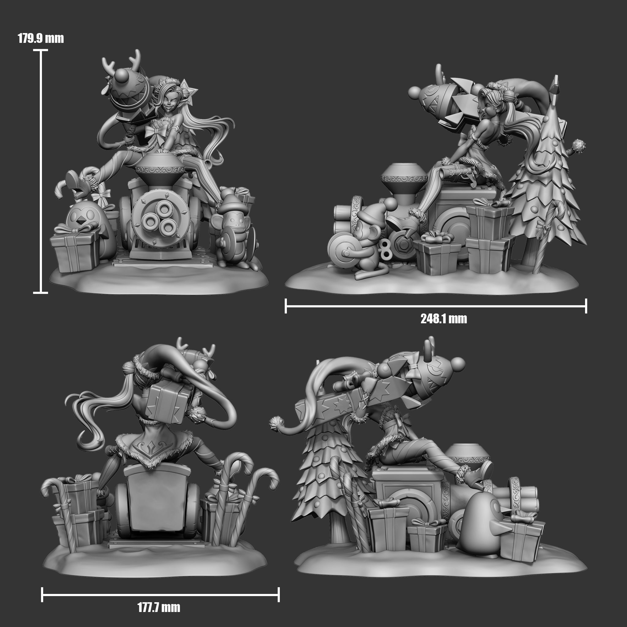 League of Legends Jinx The Ambitious Elf Skin 3D print model_1