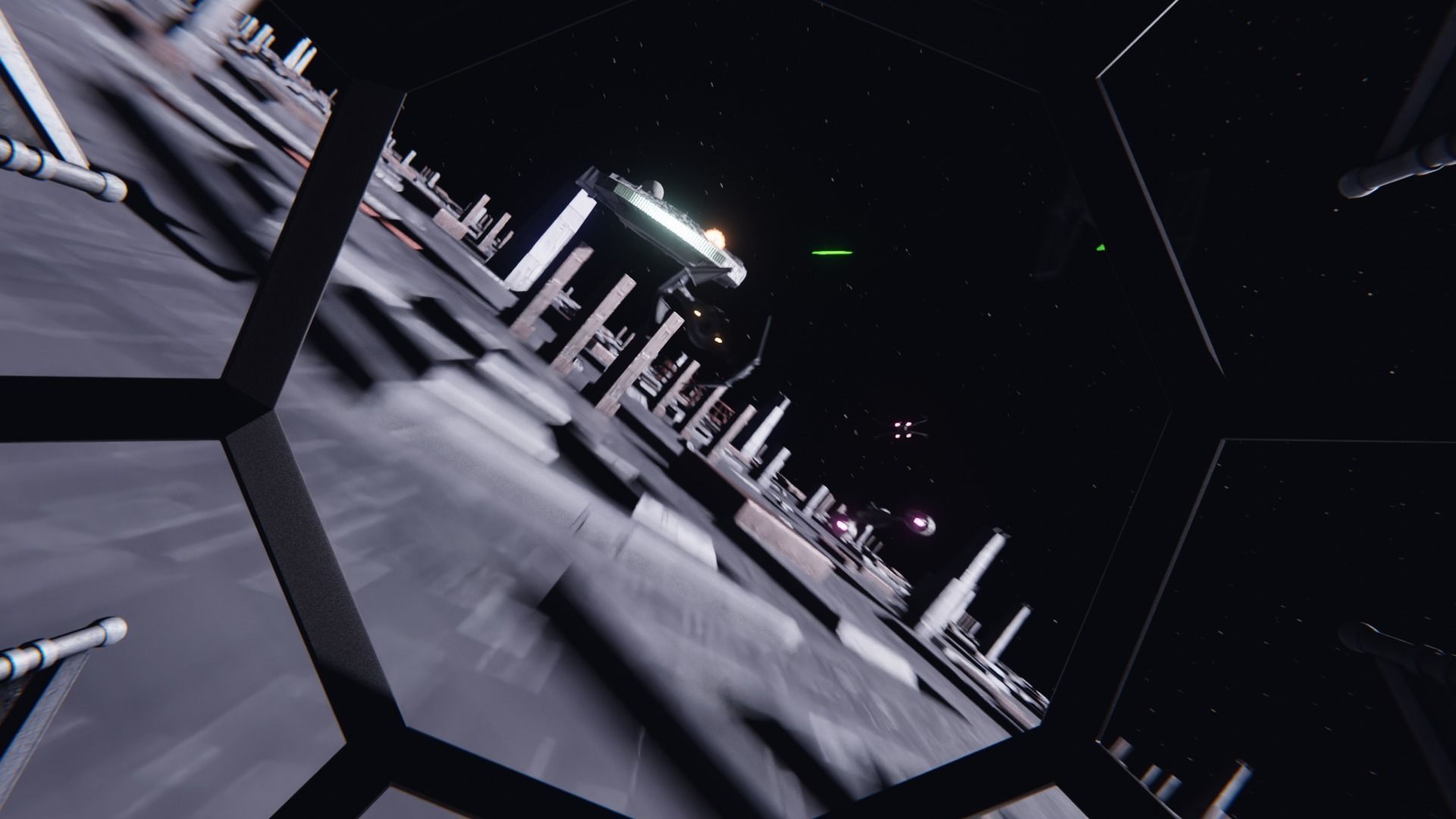 Star Wars Imperial TIE Interceptor 3D model_5