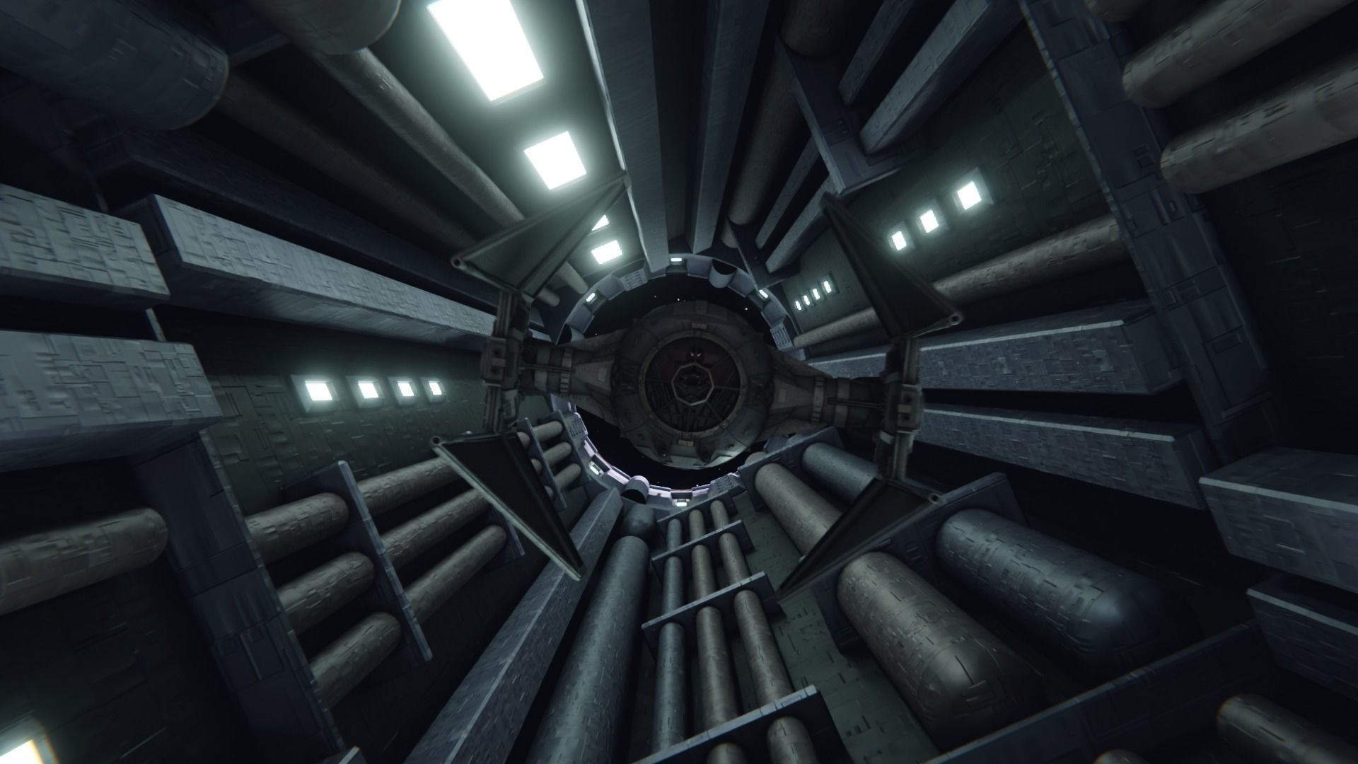 Star Wars Imperial TIE Interceptor 3D model_6