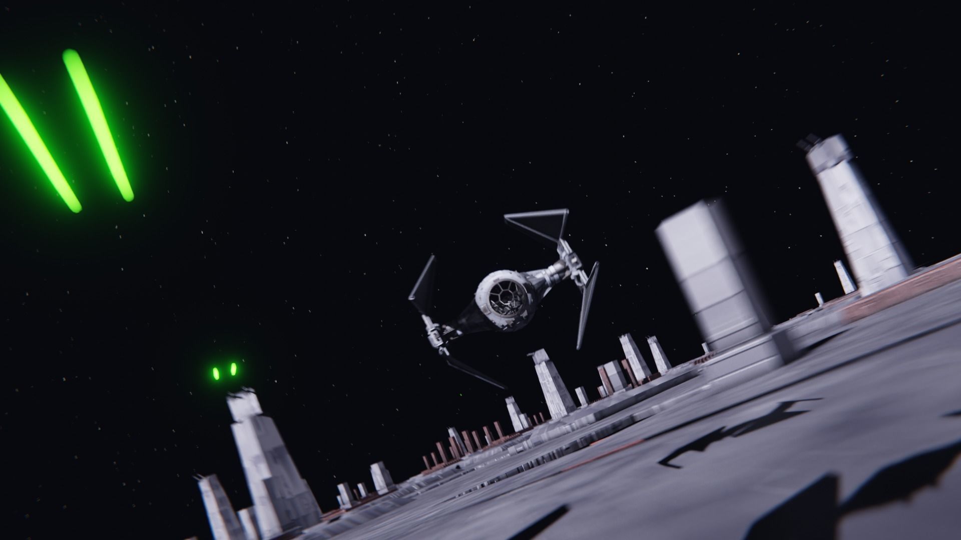 Star Wars Imperial TIE Interceptor 3D model_4