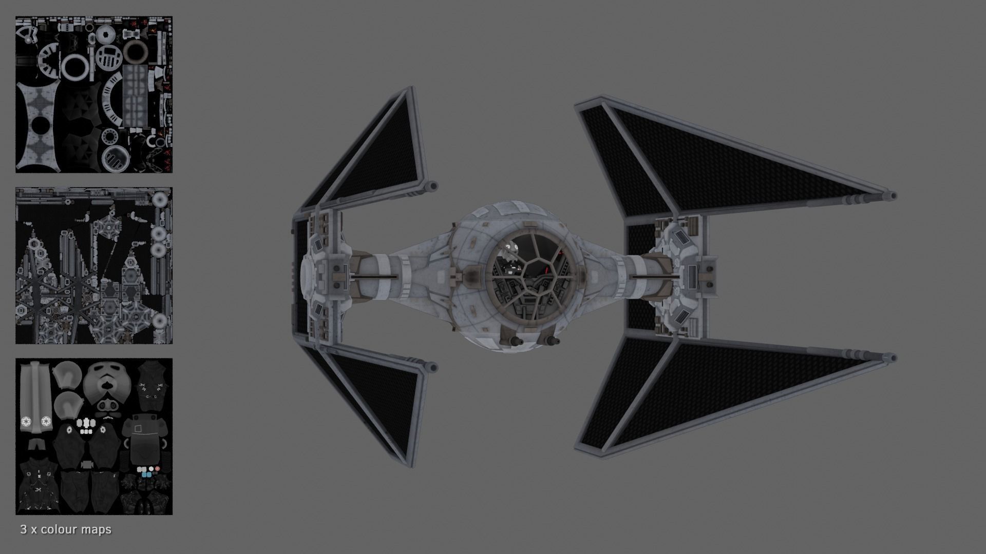 Star Wars Imperial TIE Interceptor 3D model_9