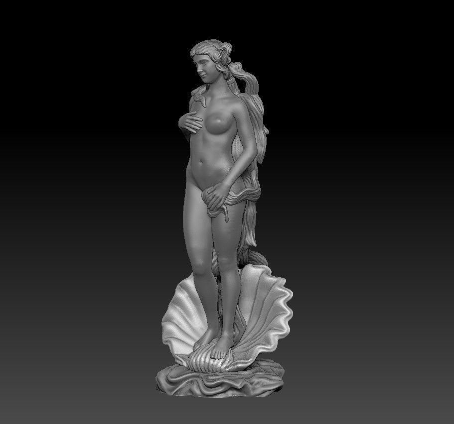 The birth of venus statue 3d print 3D print model_8