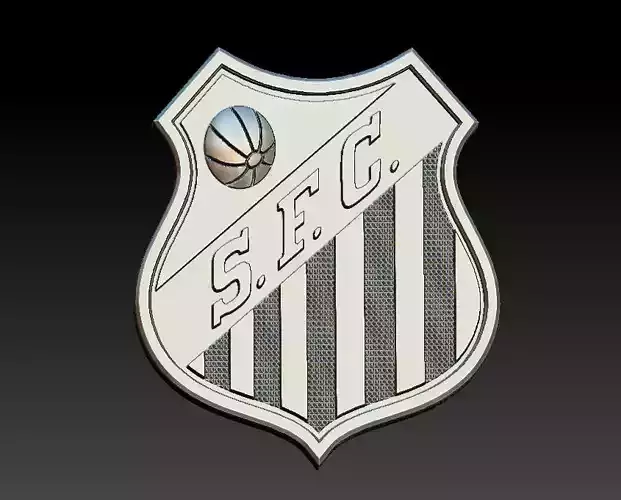 Santos Futebol Clube 3D print model