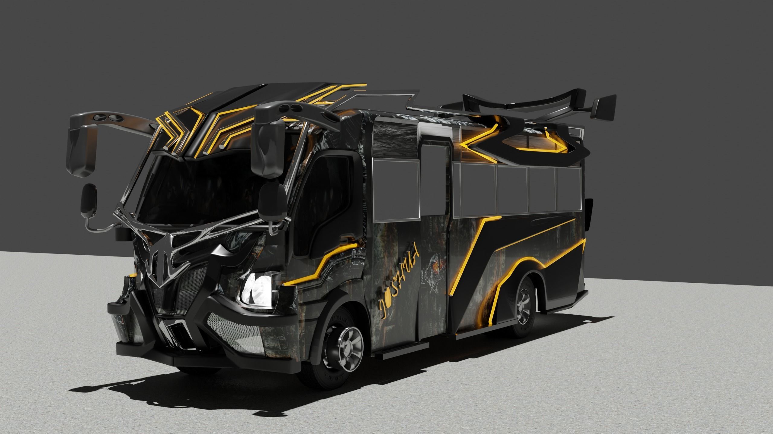 bus matatu 3D model_3