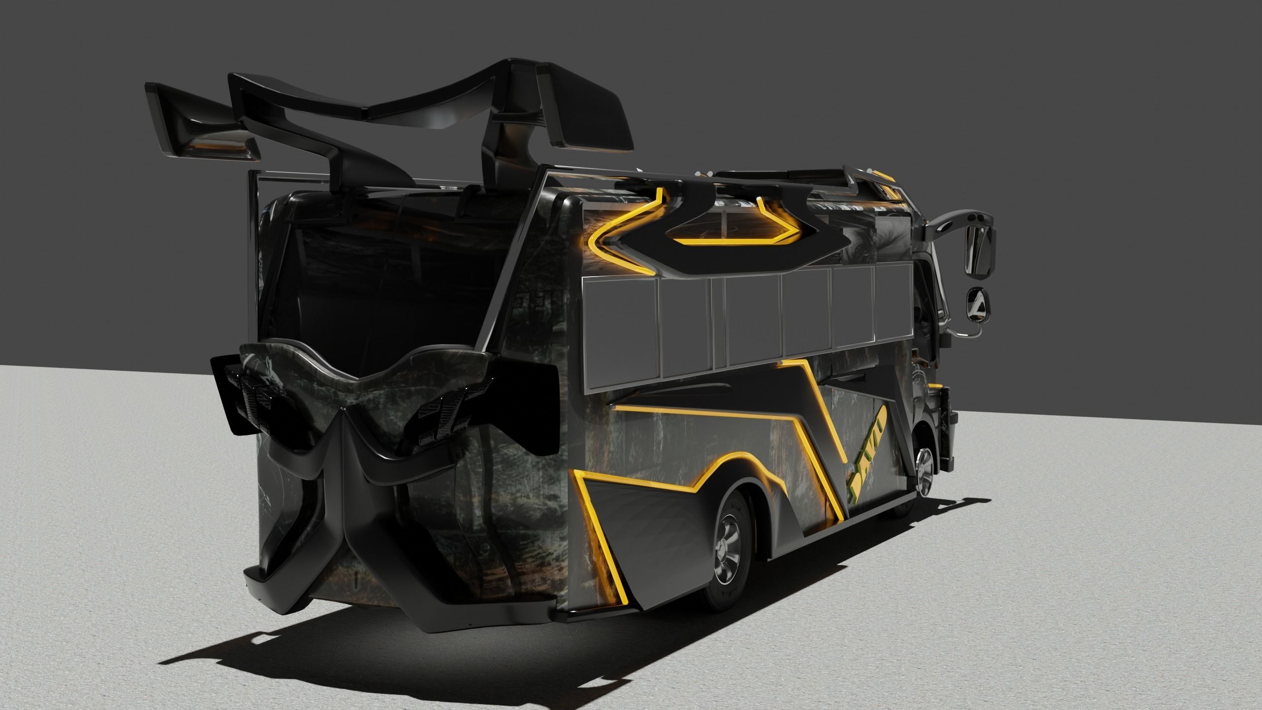 bus matatu 3D model_2