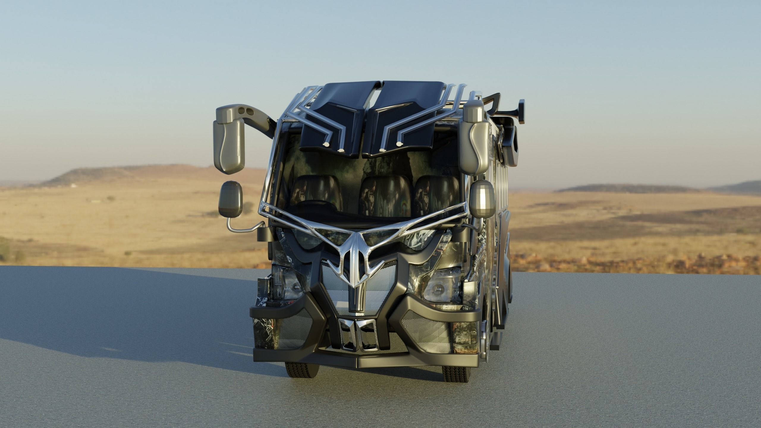 bus matatu 3D model_1