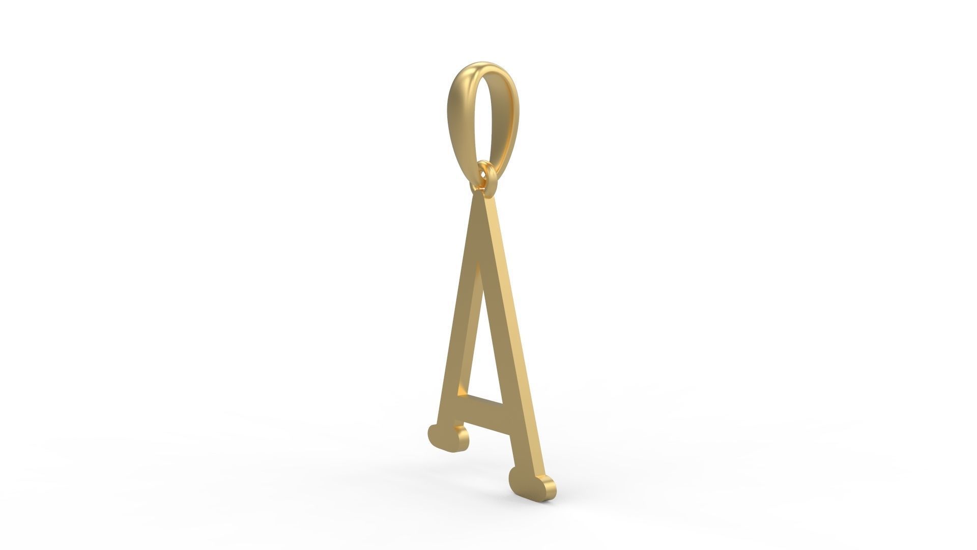 Initial Letters Pendant Sallsburgg A 3D print model_1