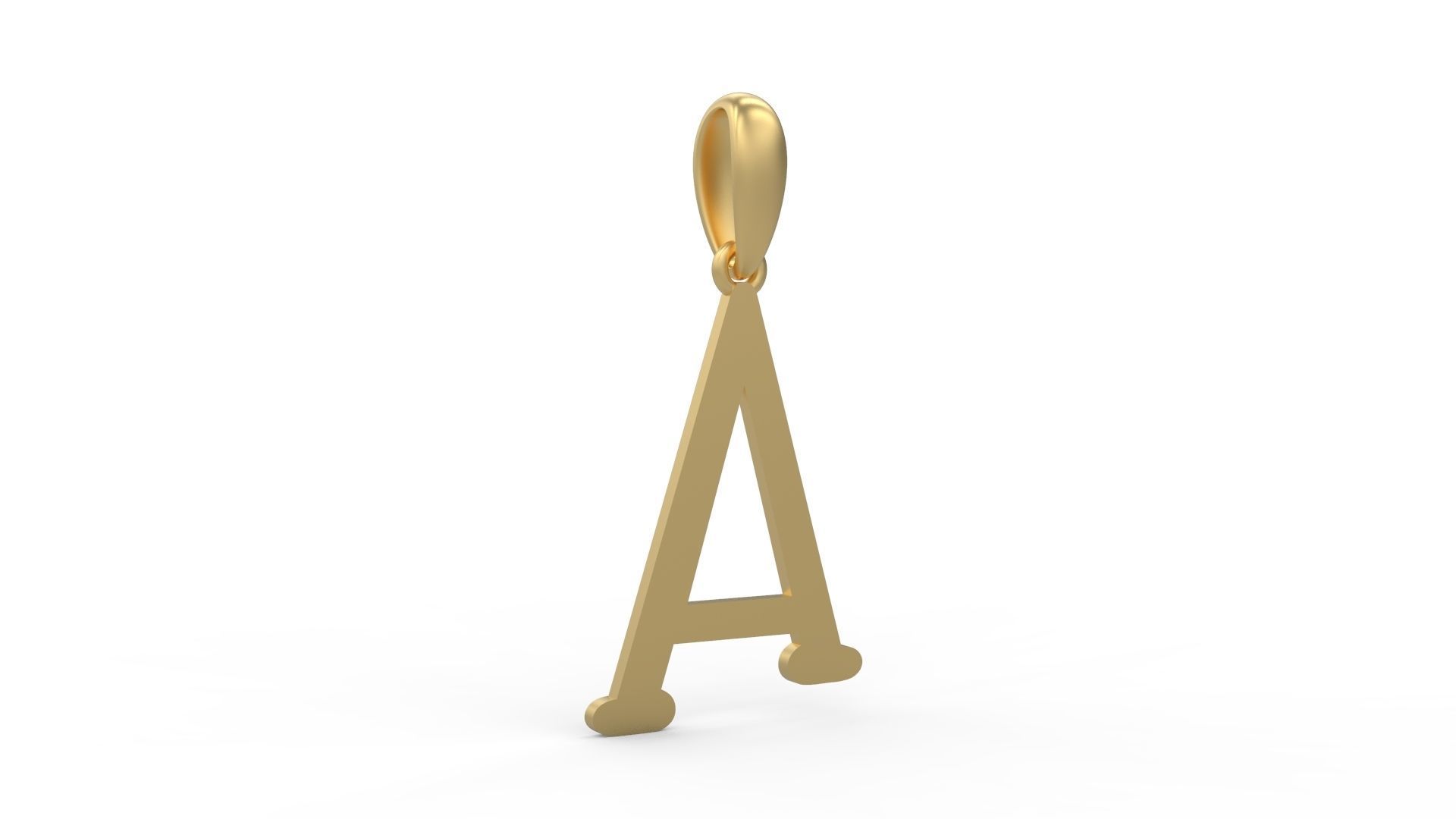 Initial Letters Pendant Sallsburgg A 3D print model_3