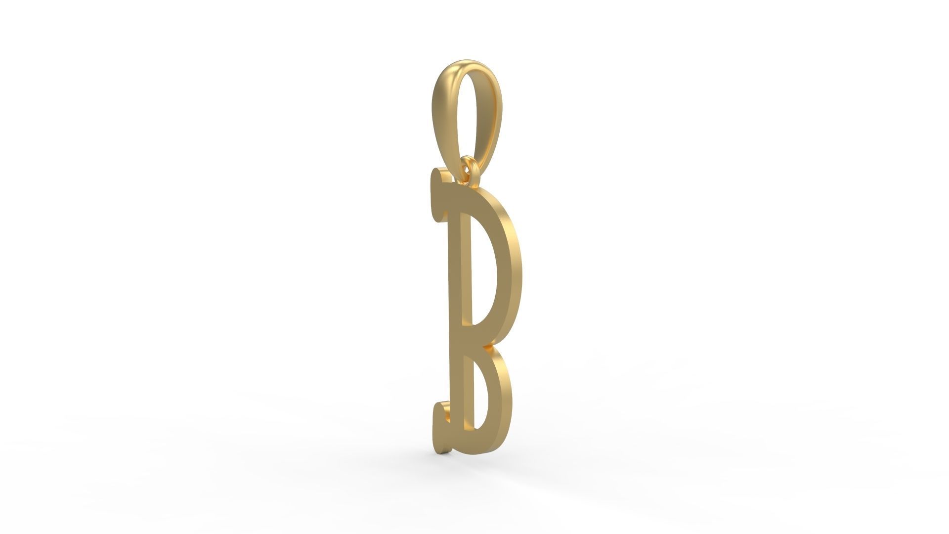 Initial Letters Pendant Sallsburgg B 3D print model_1