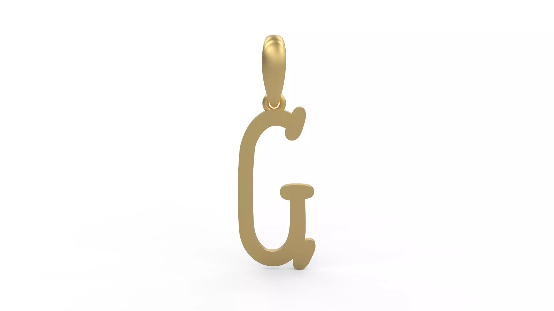 Initial Letters Pendant Sallsburgg G 3D print model_0