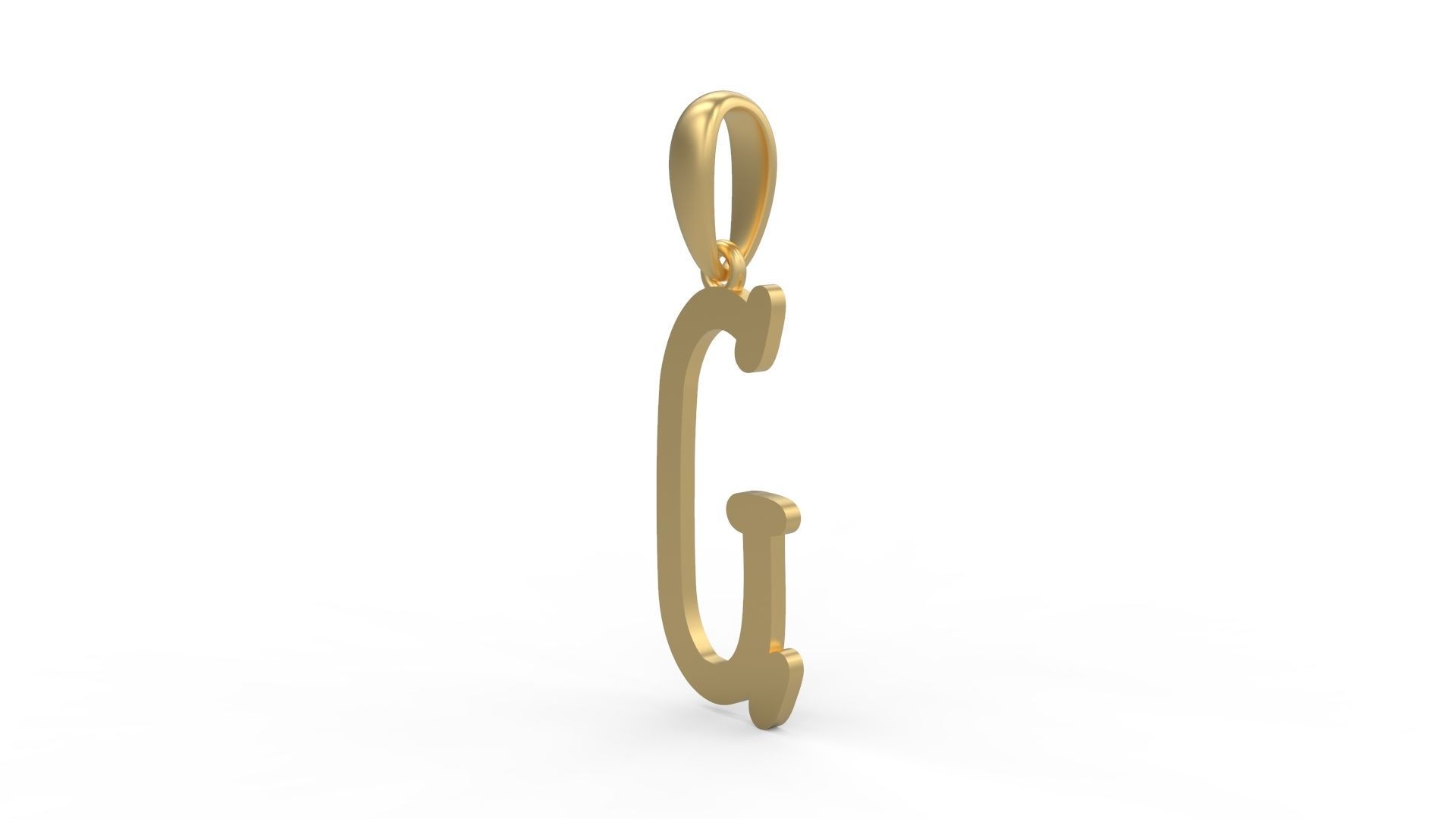Initial Letters Pendant Sallsburgg G 3D print model_1