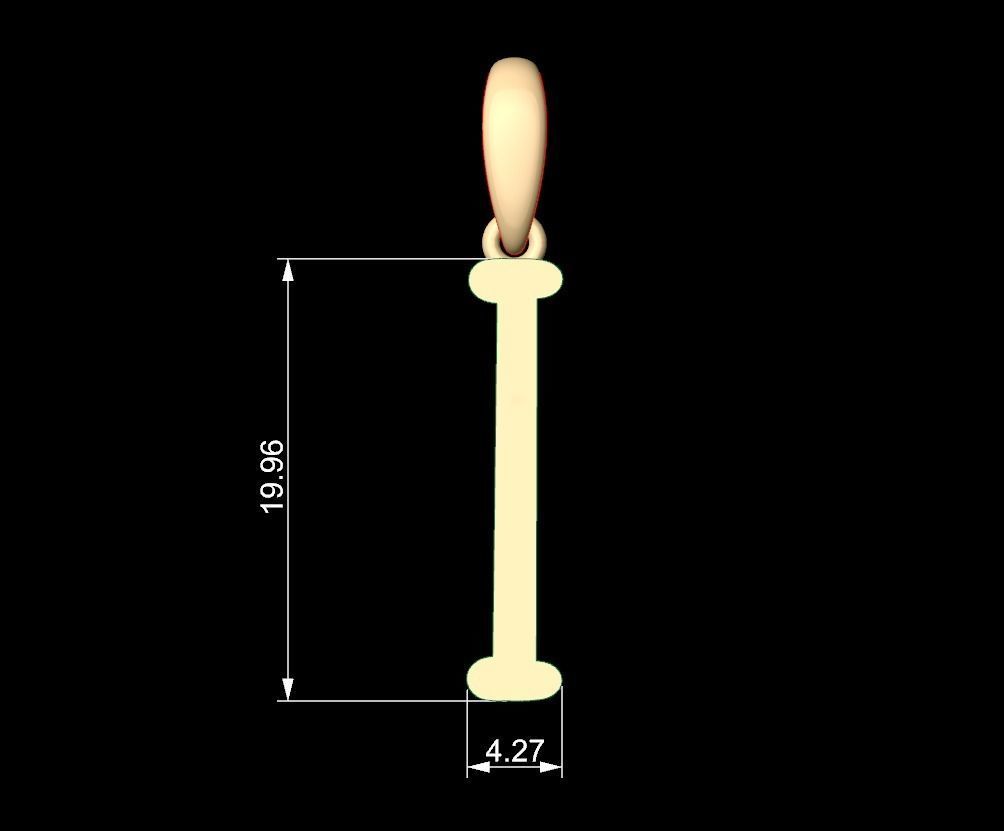 Initial Letters Pendant Sallsburgg I 3D print model_5