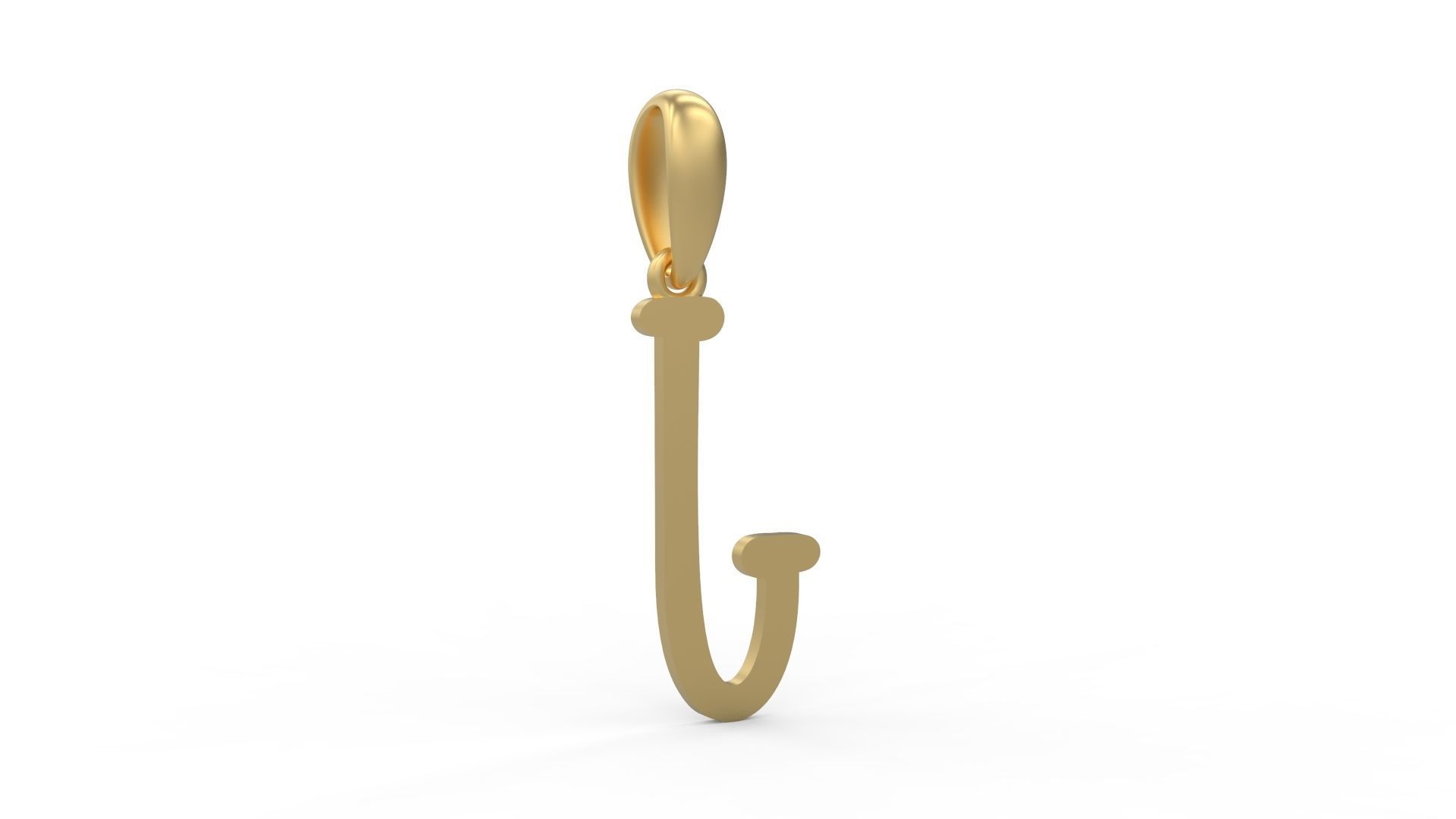 Initial Letters Pendant Sallsburgg J 3D print model_3