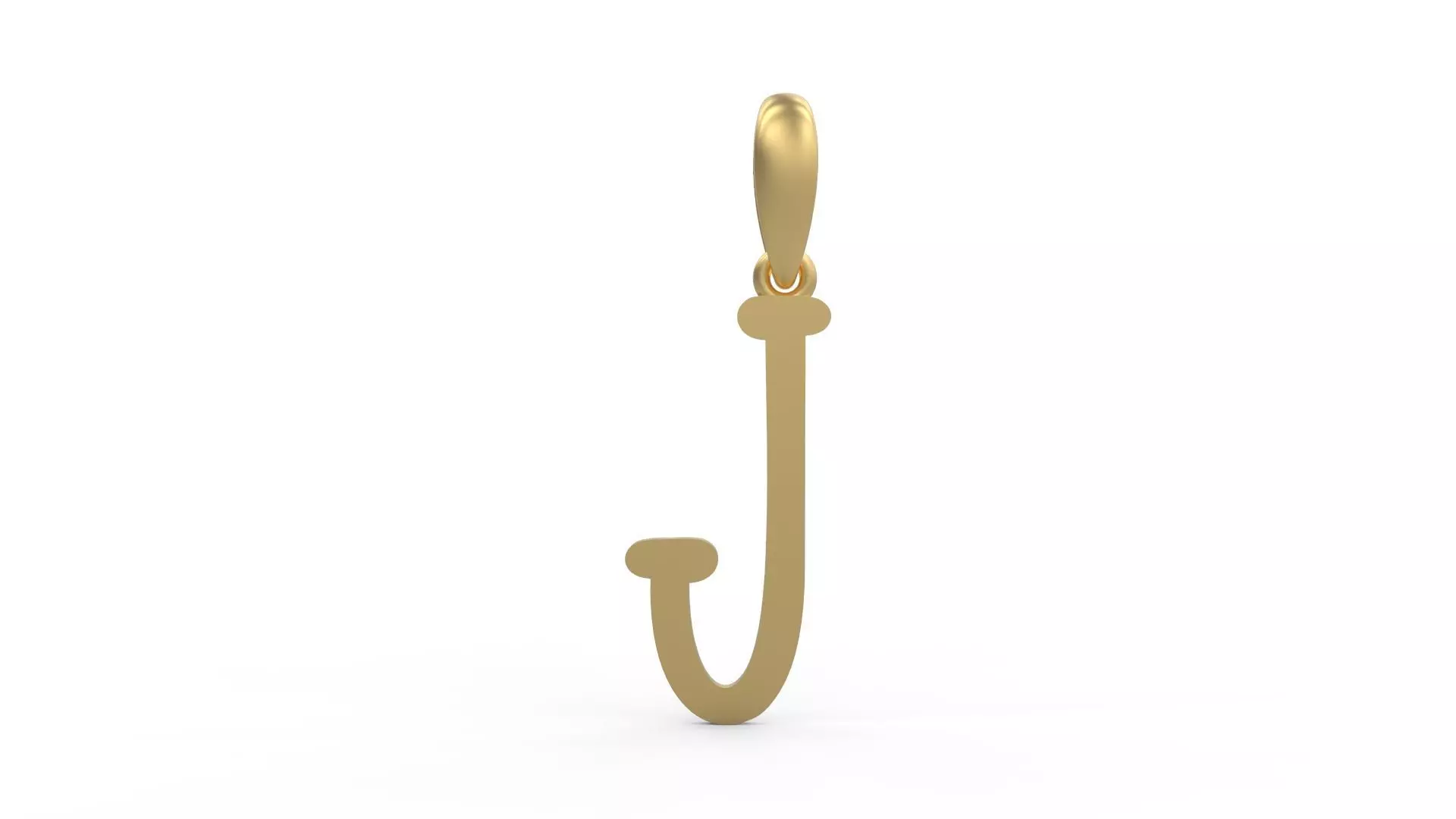 Initial Letters Pendant Sallsburgg J 3D print model_0