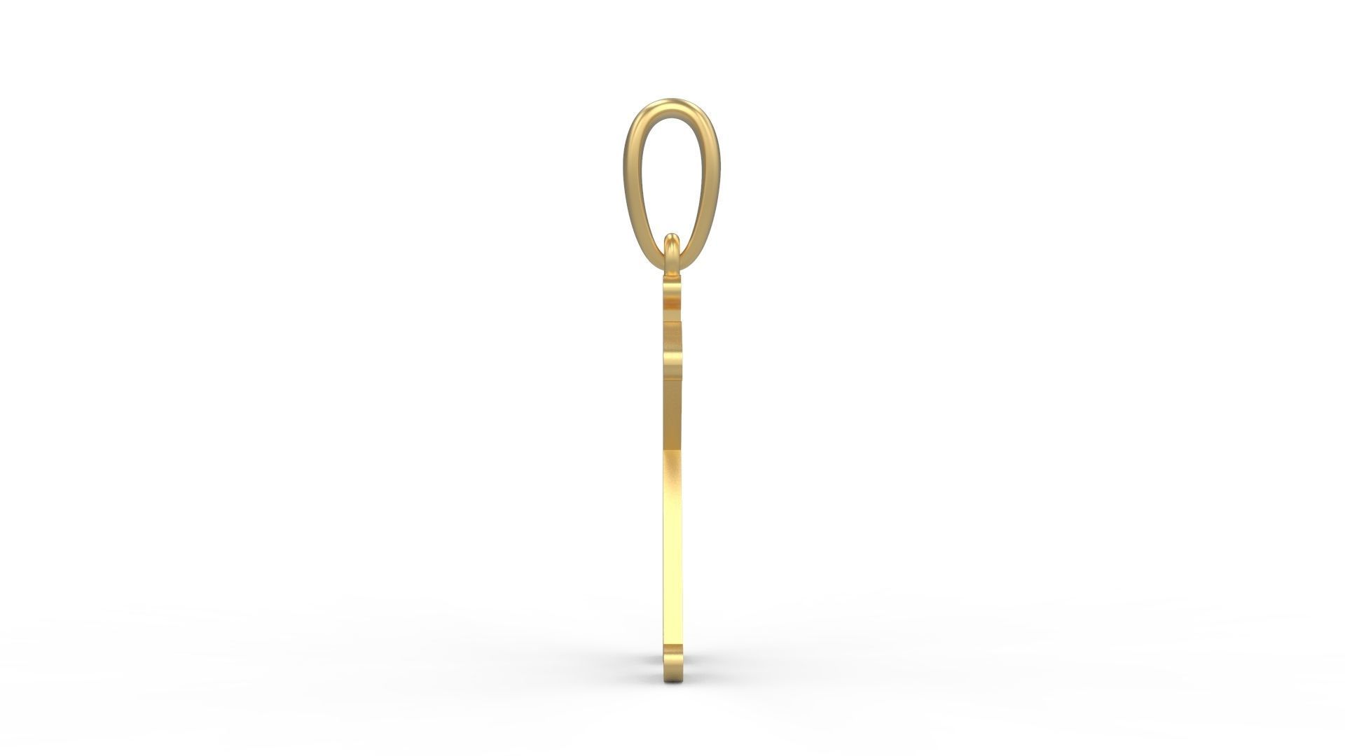 Initial Letters Pendant Sallsburgg K 3D print model_2