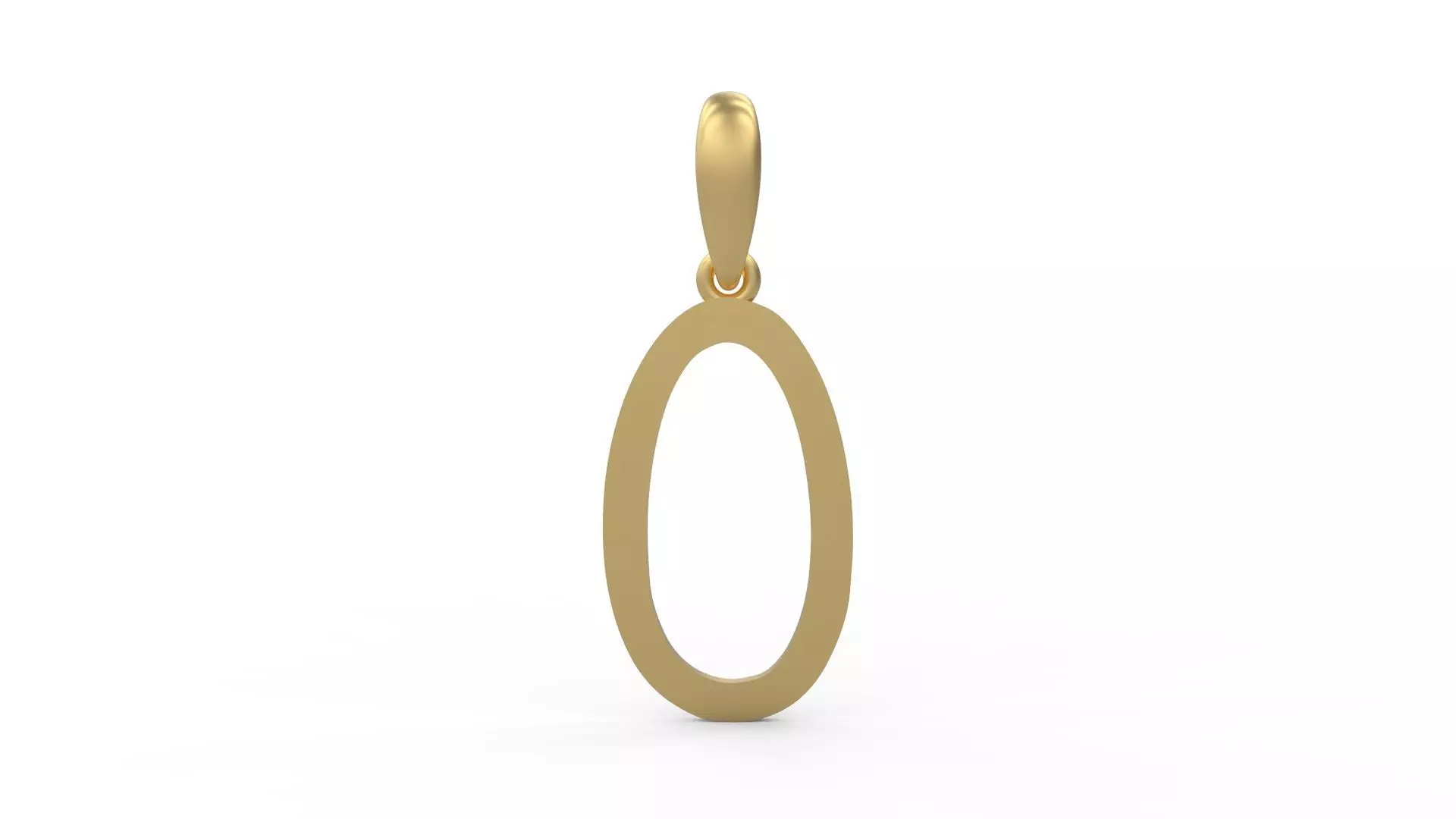 Initial Letters Pendant Sallsburgg O 3D print model_0