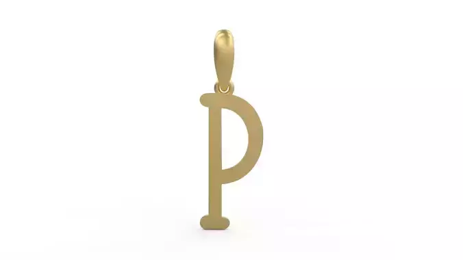 Initial Letters Pendant Sallsburgg P