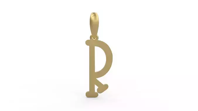 Initial Letters Pendant Sallsburgg R 3D print model
