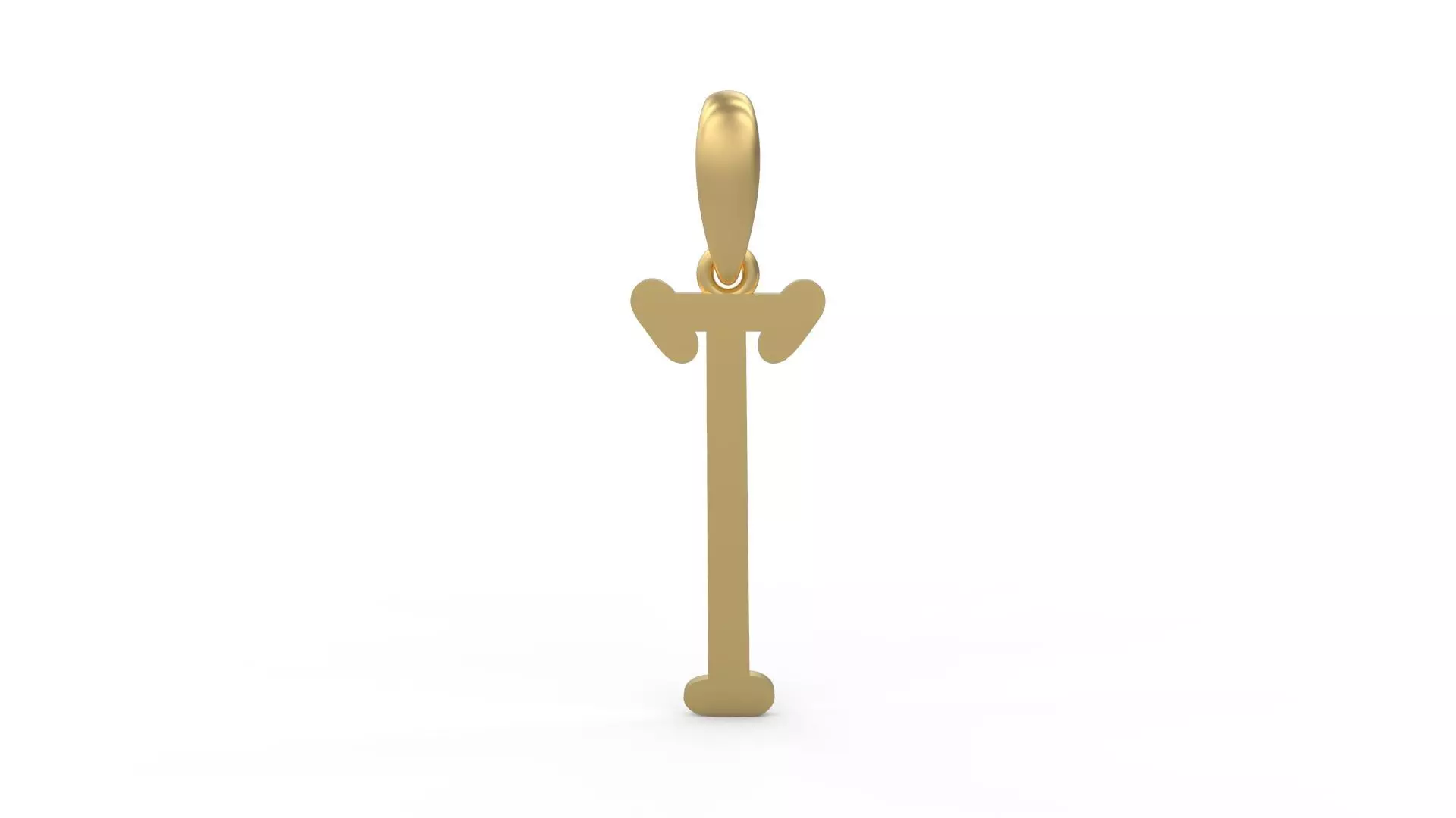 Initial Letters Pendant Sallsburgg T 3D print model_0