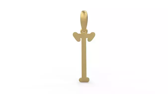 Initial Letters Pendant Sallsburgg T 3D print model