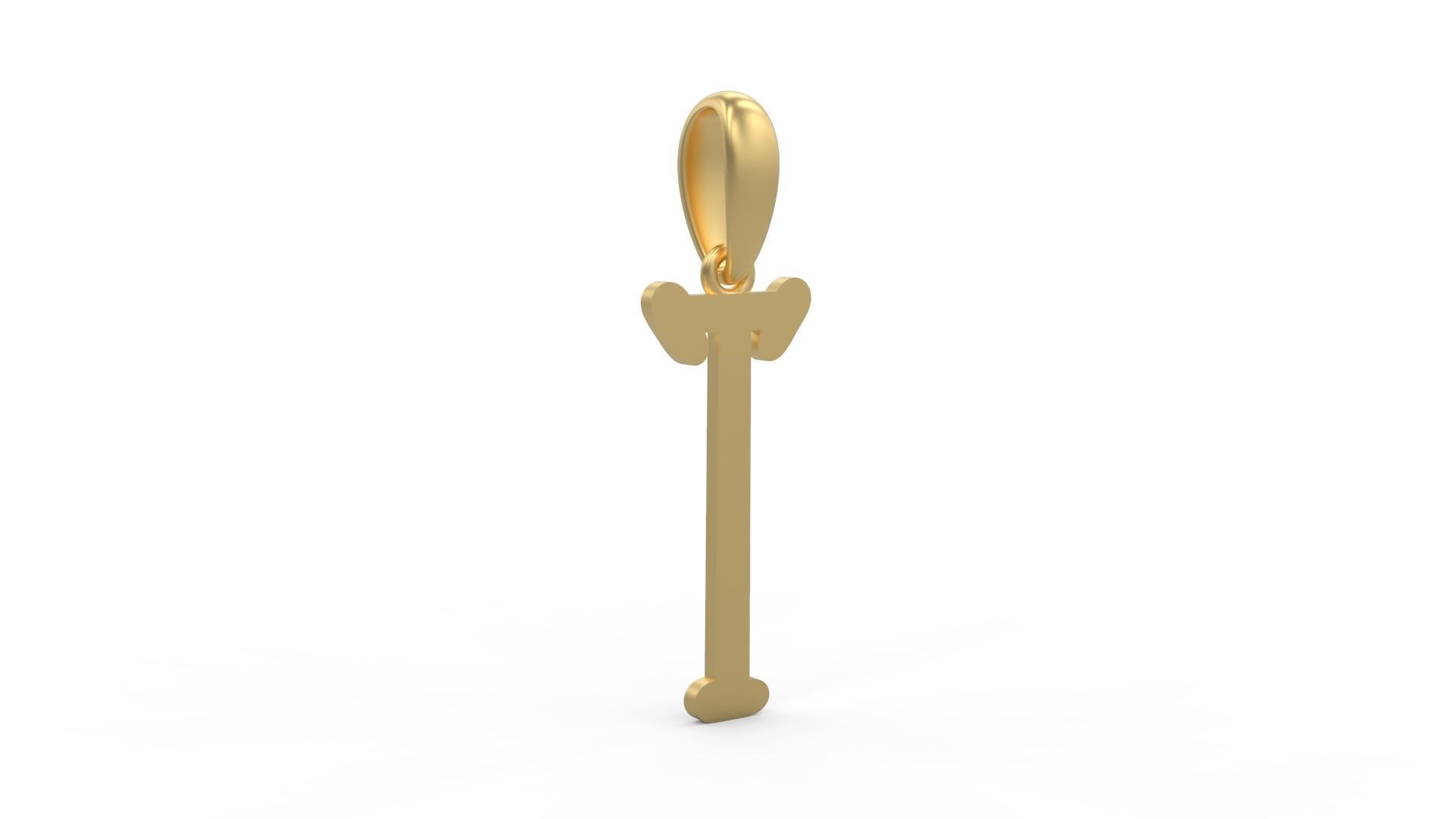 Initial Letters Pendant Sallsburgg T 3D print model_3
