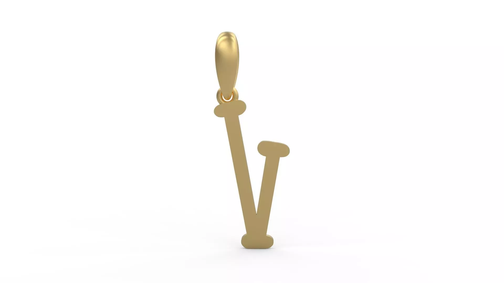 Initial Letters Pendant Sallsburgg V 3D print model_0