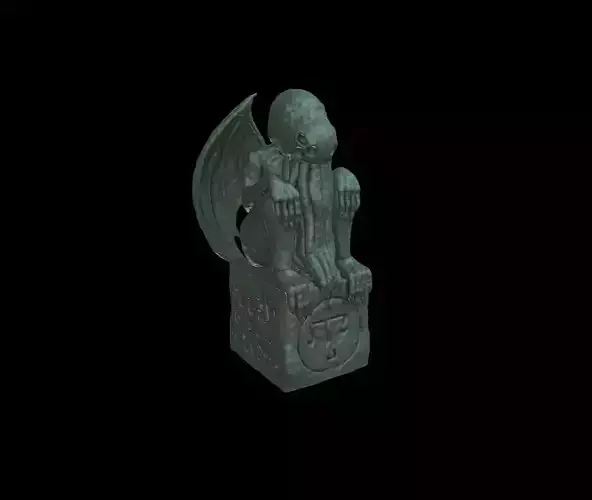 cthulhu lovecraft totem 3d print model
