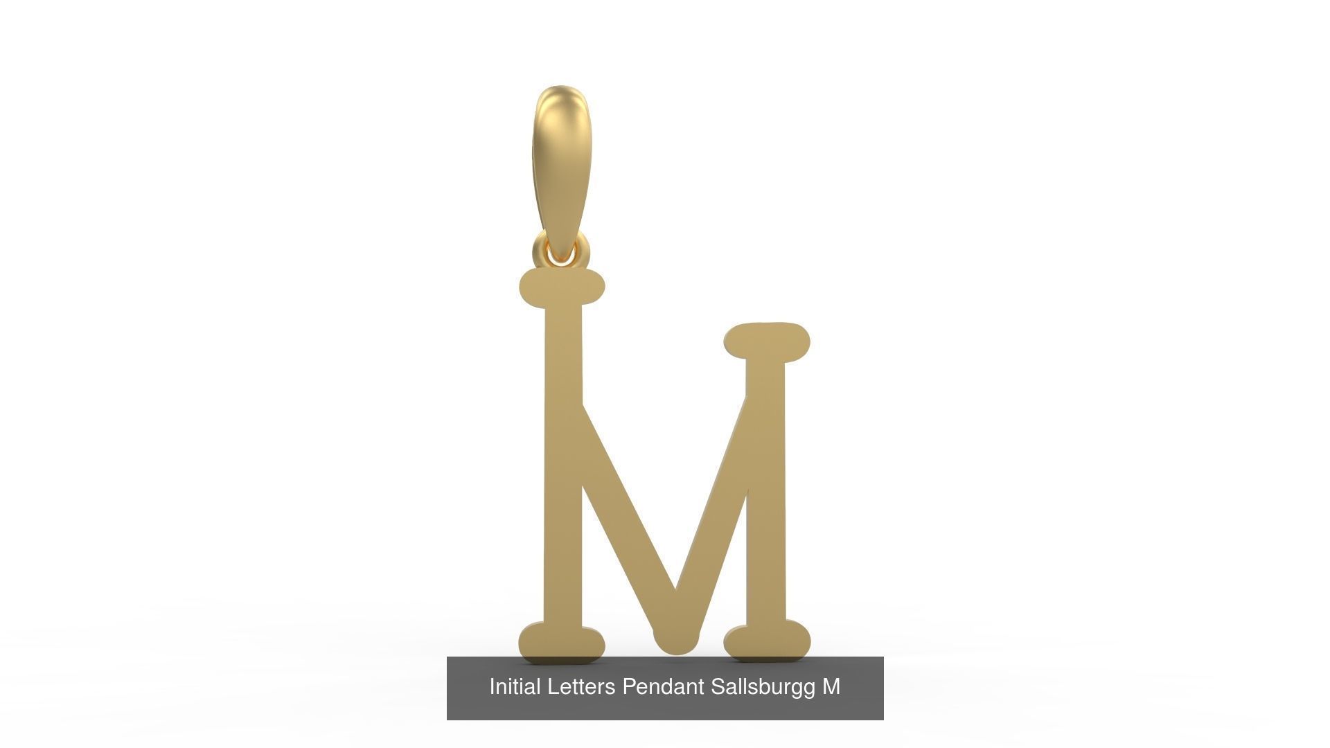 Initial Letters Pendant Alphabets Sallsburgg 3D Model Collection_15
