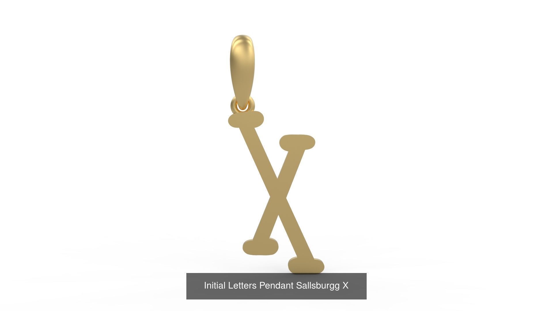 Initial Letters Pendant Alphabets Sallsburgg 3D Model Collection_26