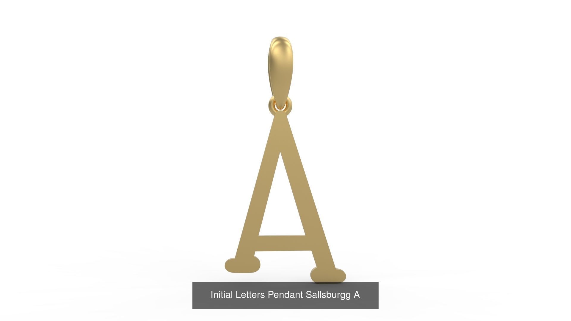 Initial Letters Pendant Alphabets Sallsburgg 3D Model Collection_3