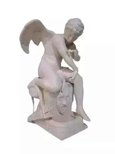Cupid with Butterfly sculpture statue decorative