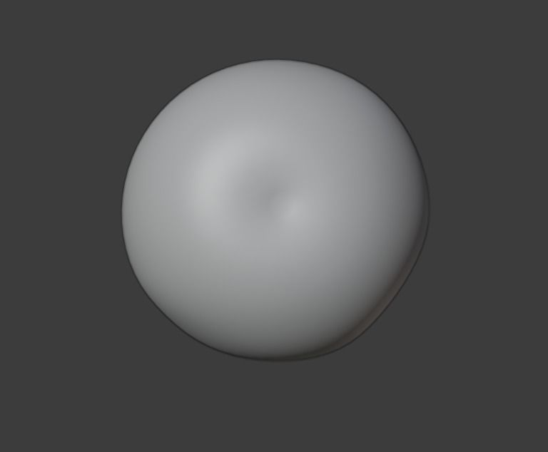 Apple Fruit Low-poly 3D model_9