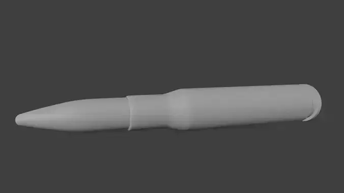 50 BMG Round 3D print model
