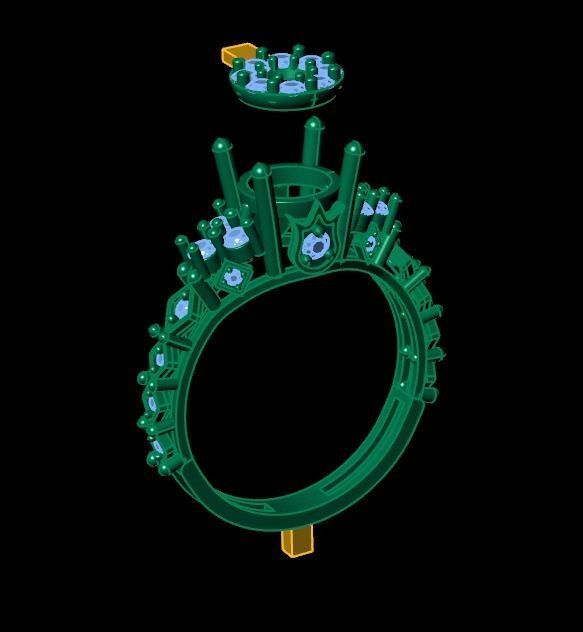 Ring 3D model 0059 print model12 3D print model_15