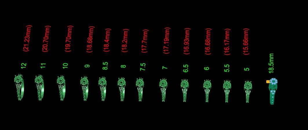 Ring 3D model 0059 print model12 3D print model_17