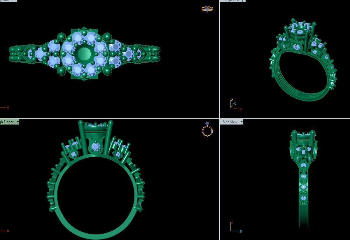 Ring 3D model 0059 print model12 3D print model_14