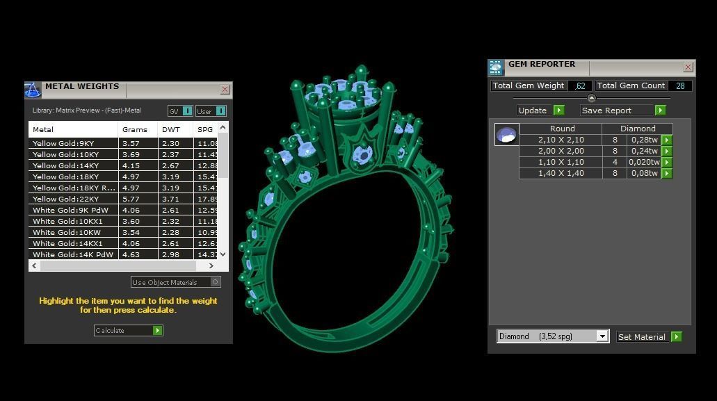 Ring 3D model 0059 print model12 3D print model_16