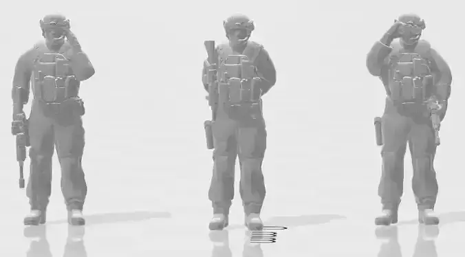 US Soldier Rifleman 3D print model