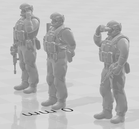 US Soldier Rifleman 3D print model_2