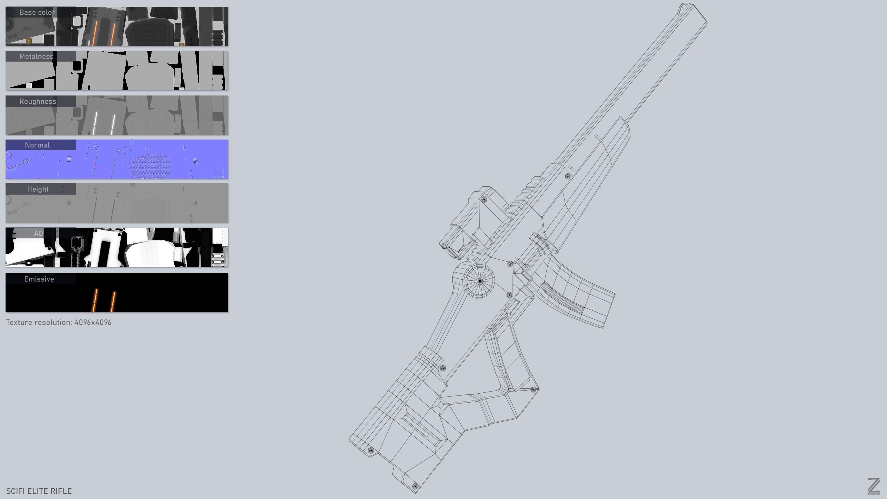 Sci fi elite rifle collection _9