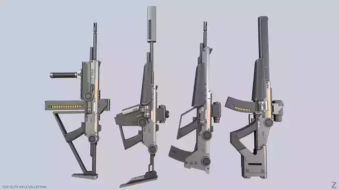 Sci fi elite rifle collection  Sci fi elite rifle collection
