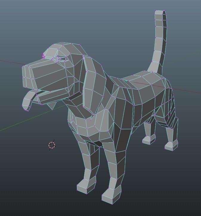 Beagle - Low Poly Dog Low-poly 3D model_5