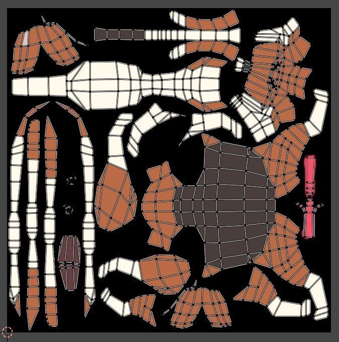 Beagle - Low Poly Dog Low-poly 3D model_7