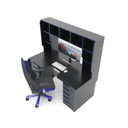 Modern Gaming Table 3D model