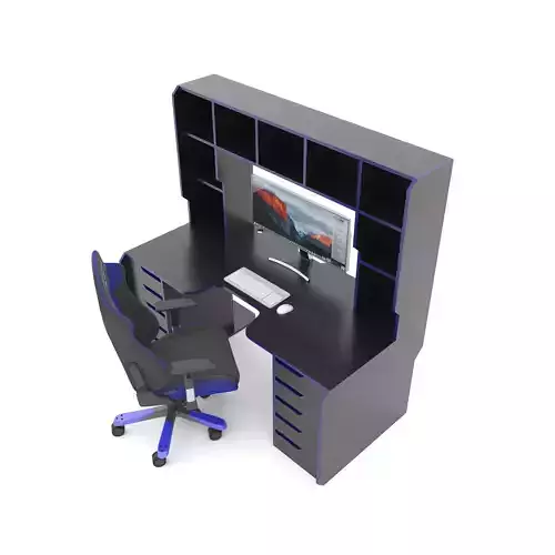 Modern Gaming Table 3D model