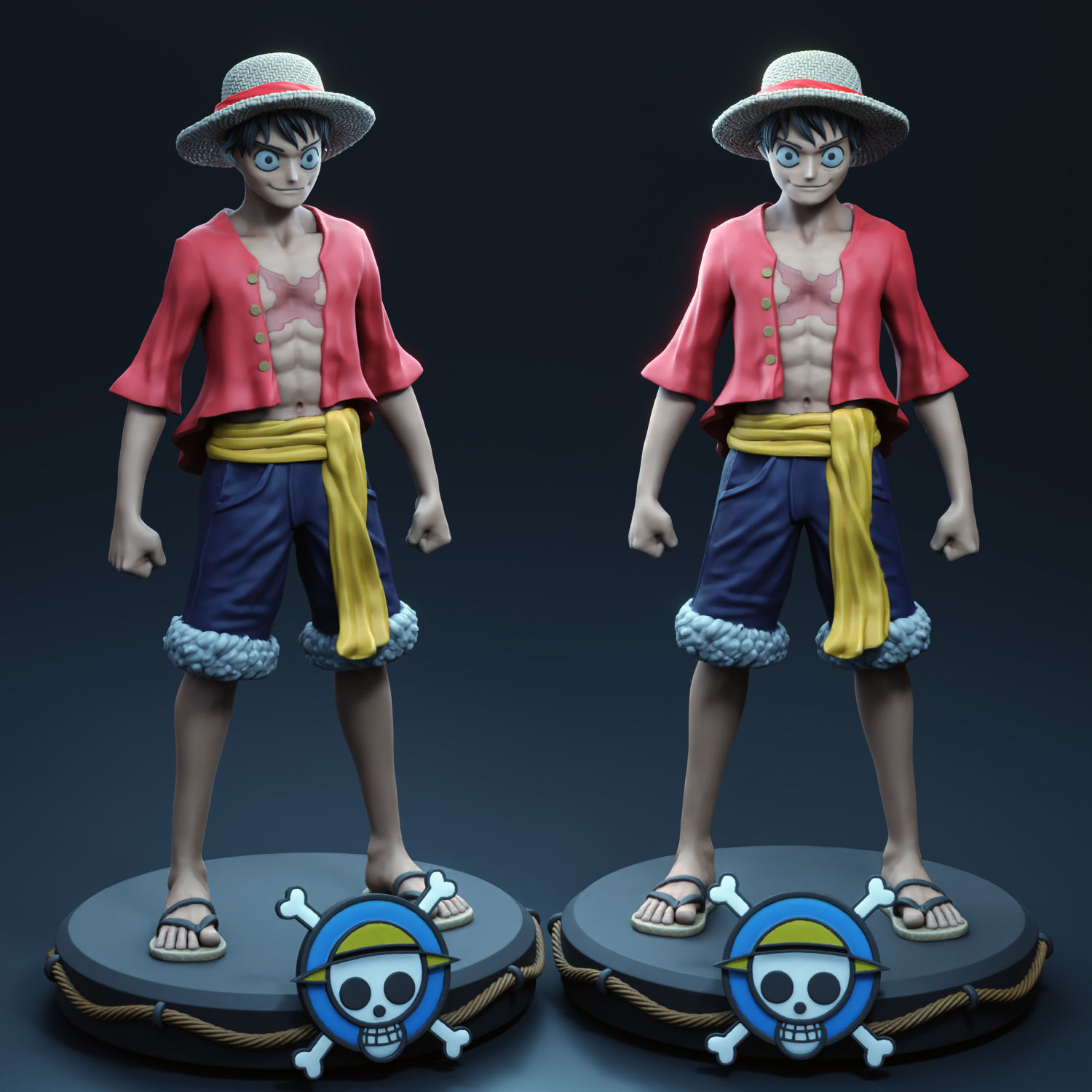 Luffy - One Piece  3D print model_2
