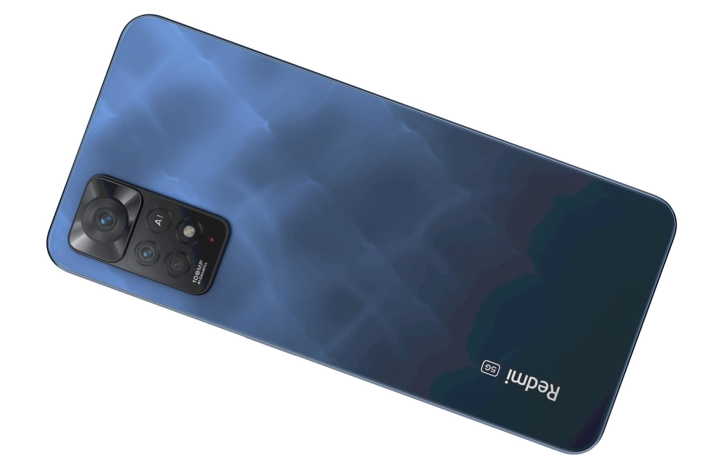 Xiaomi Redmi Note 11 Pro 5G Atlantic Blue 3D model_11