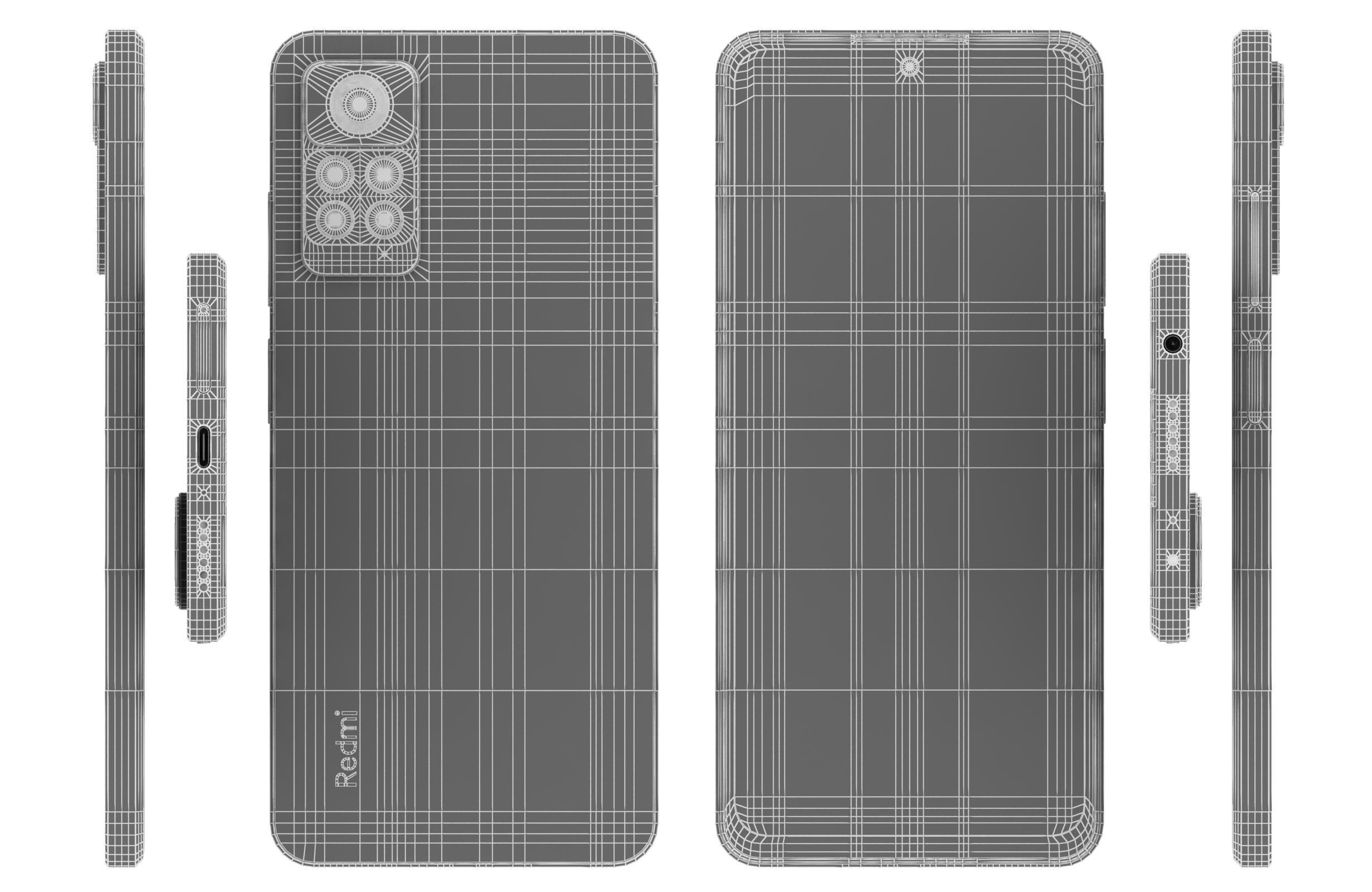 Xiaomi Redmi Note 11 Pro 5G Atlantic Blue 3D model_16